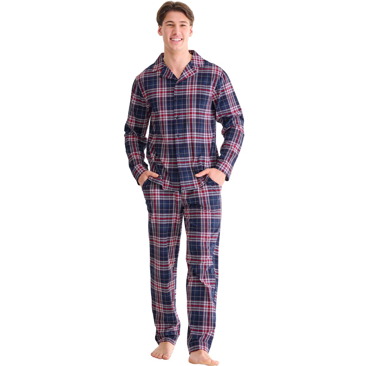 Bas pyjama pantalon long COSY NIGHTS imprimé, LISCA