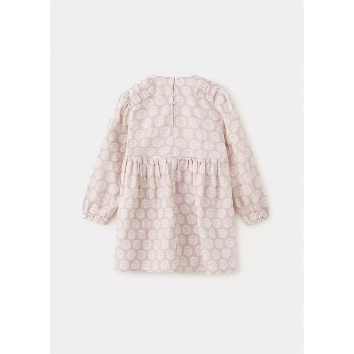 Robe courte en imprimé fleuri rose, MANGO BABY
