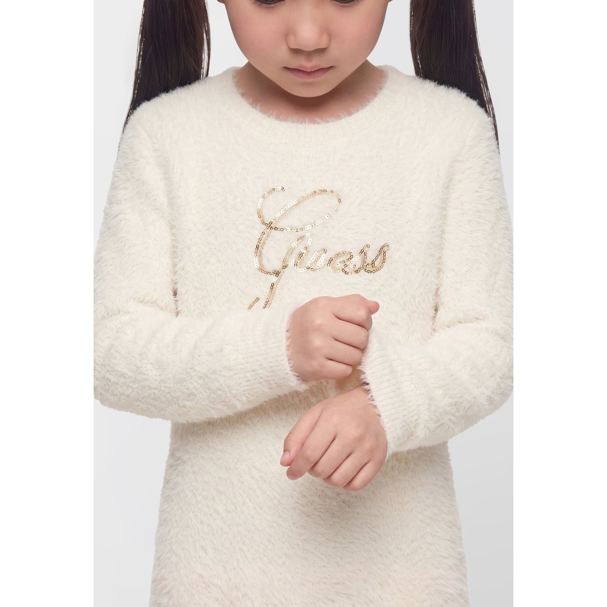 Robe Pull blanc, GUESS KIDS