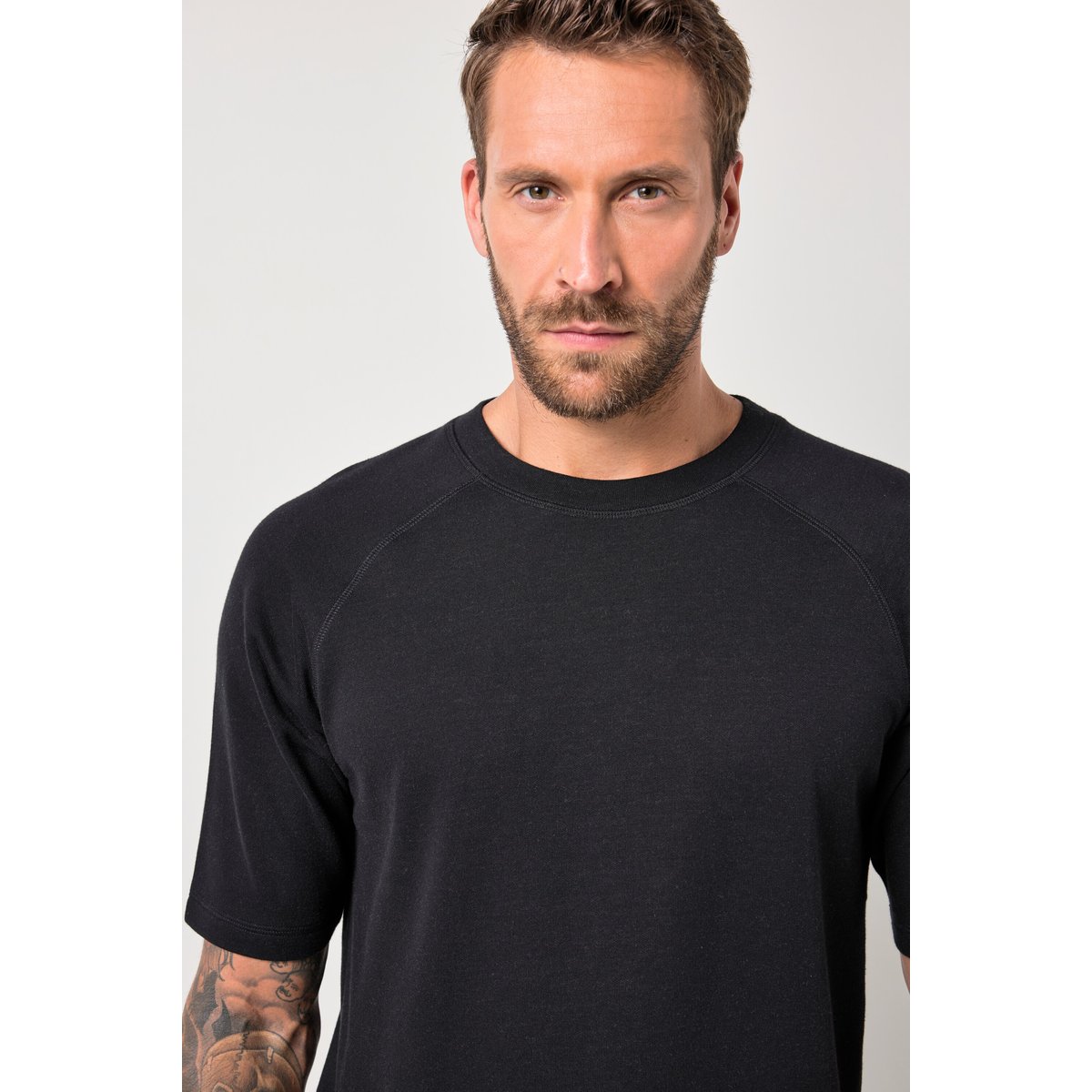 T-shirt, en coton bio certifié GOTS noir, JP1880