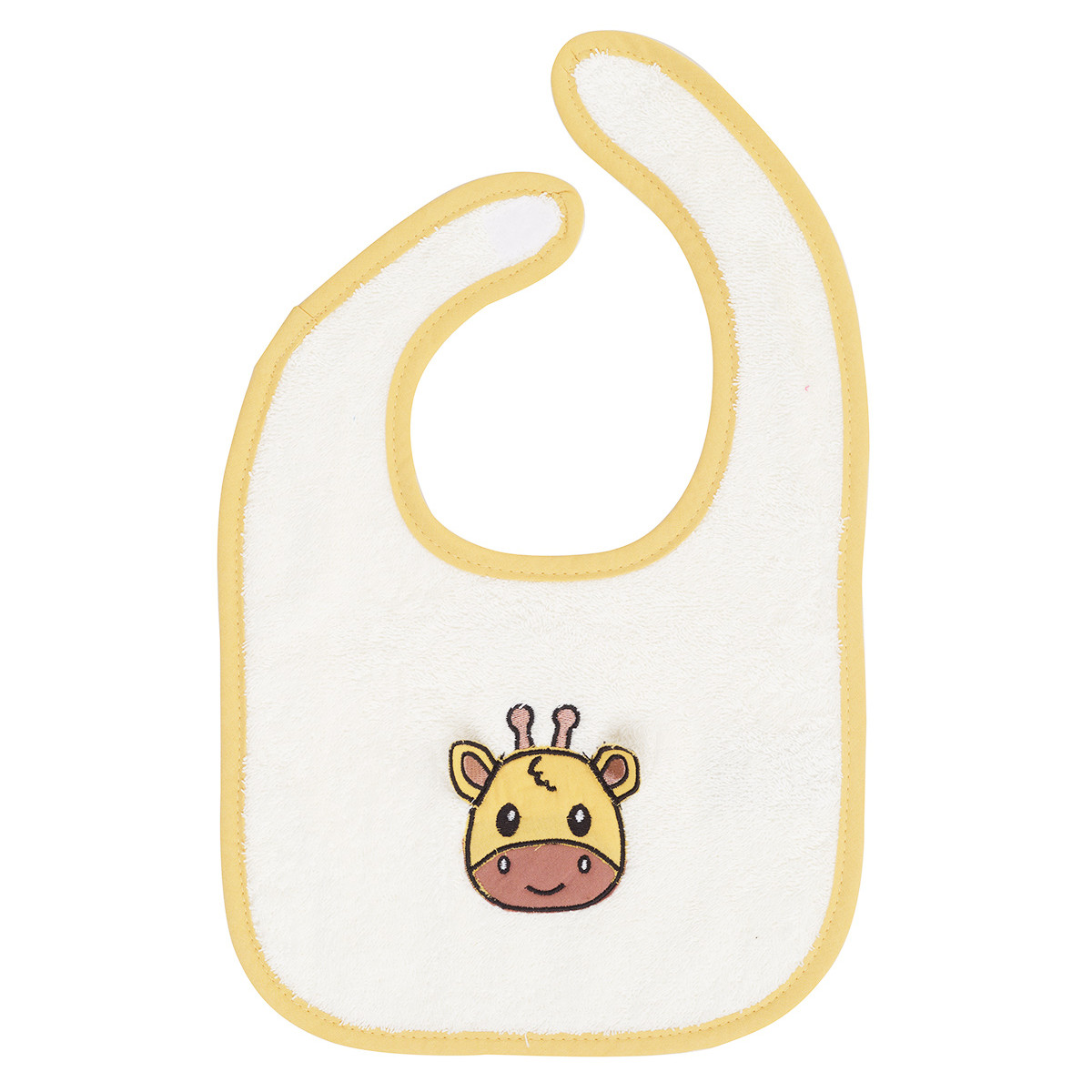 Lot de 2 bavoirs QUINCY LA GIRAFE ecru, SENSEI MAISON