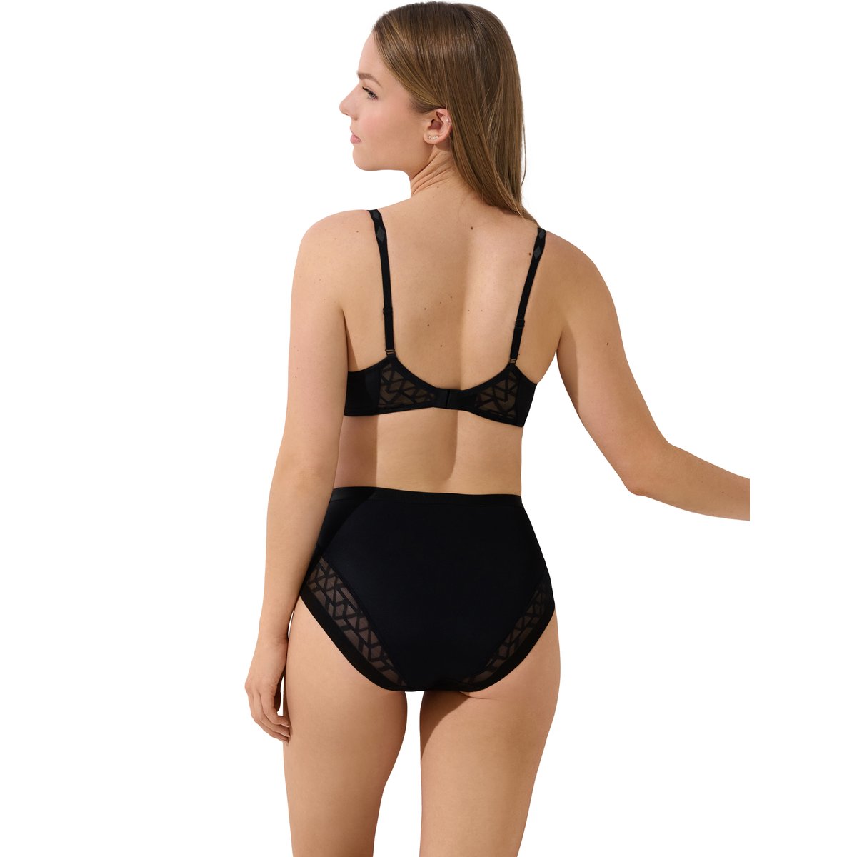 Soutien-gorge armaturé grandes tailles Opal noir, LISCA