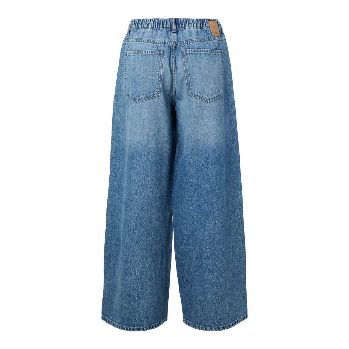 Jean À Coupe Ample medium blue denim, PIECES