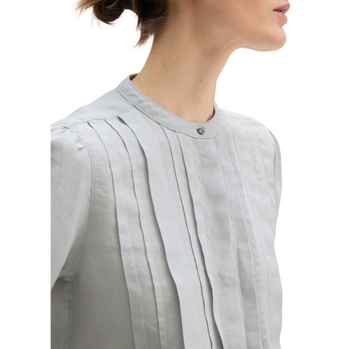 Blouse en lin A-Shape avec fonction de refroidissement naturel bleu clair, MARC O'POLO