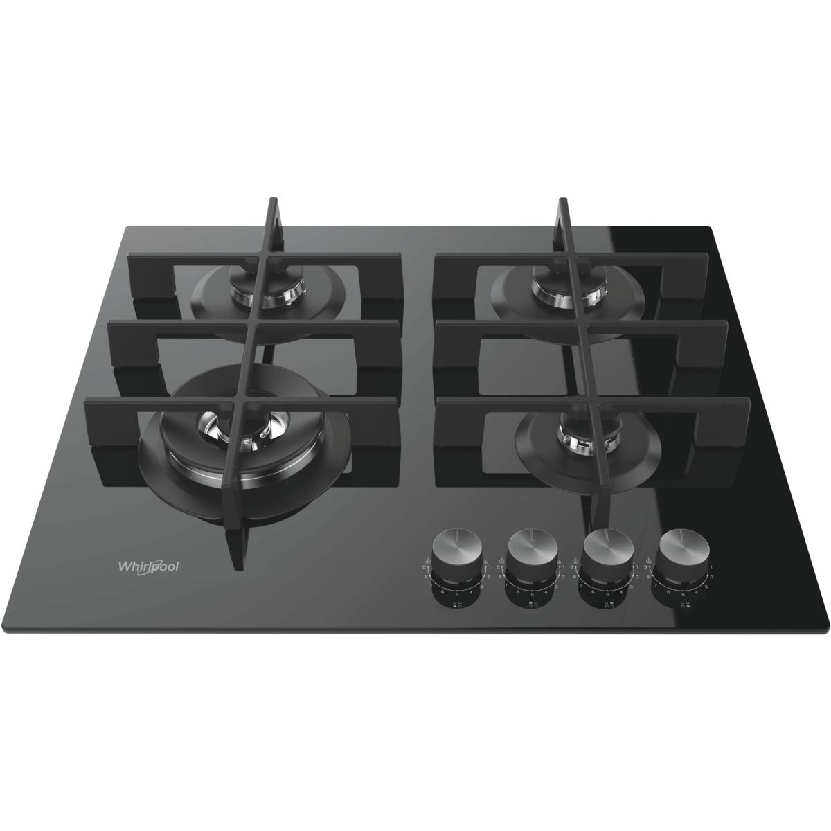 Plaque gaz GOWL628NBFR couleur unique, WHIRLPOOL