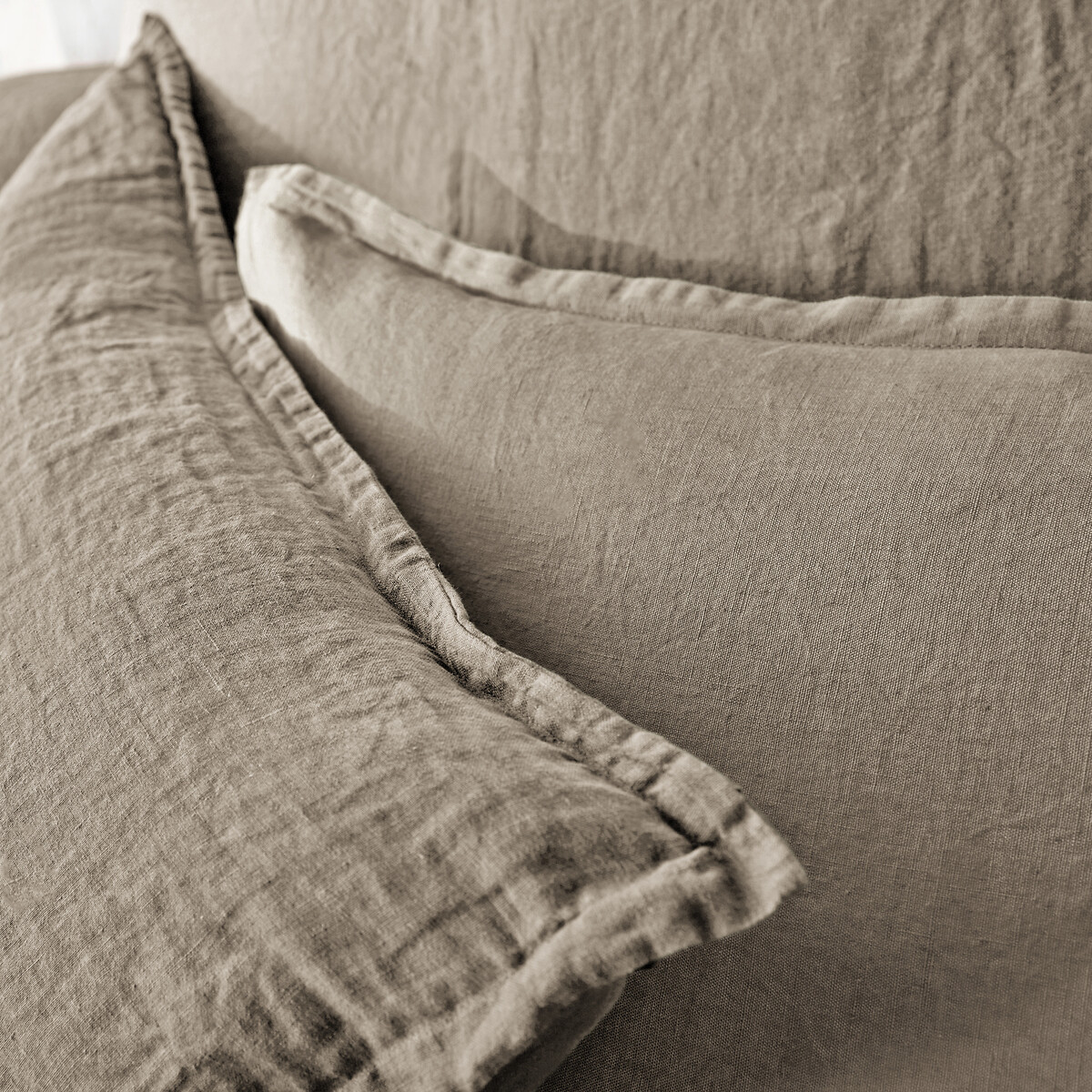 Linot Plain 100% Washed Linen Duvet Cover linen, LA REDOUTE INTERIEURS