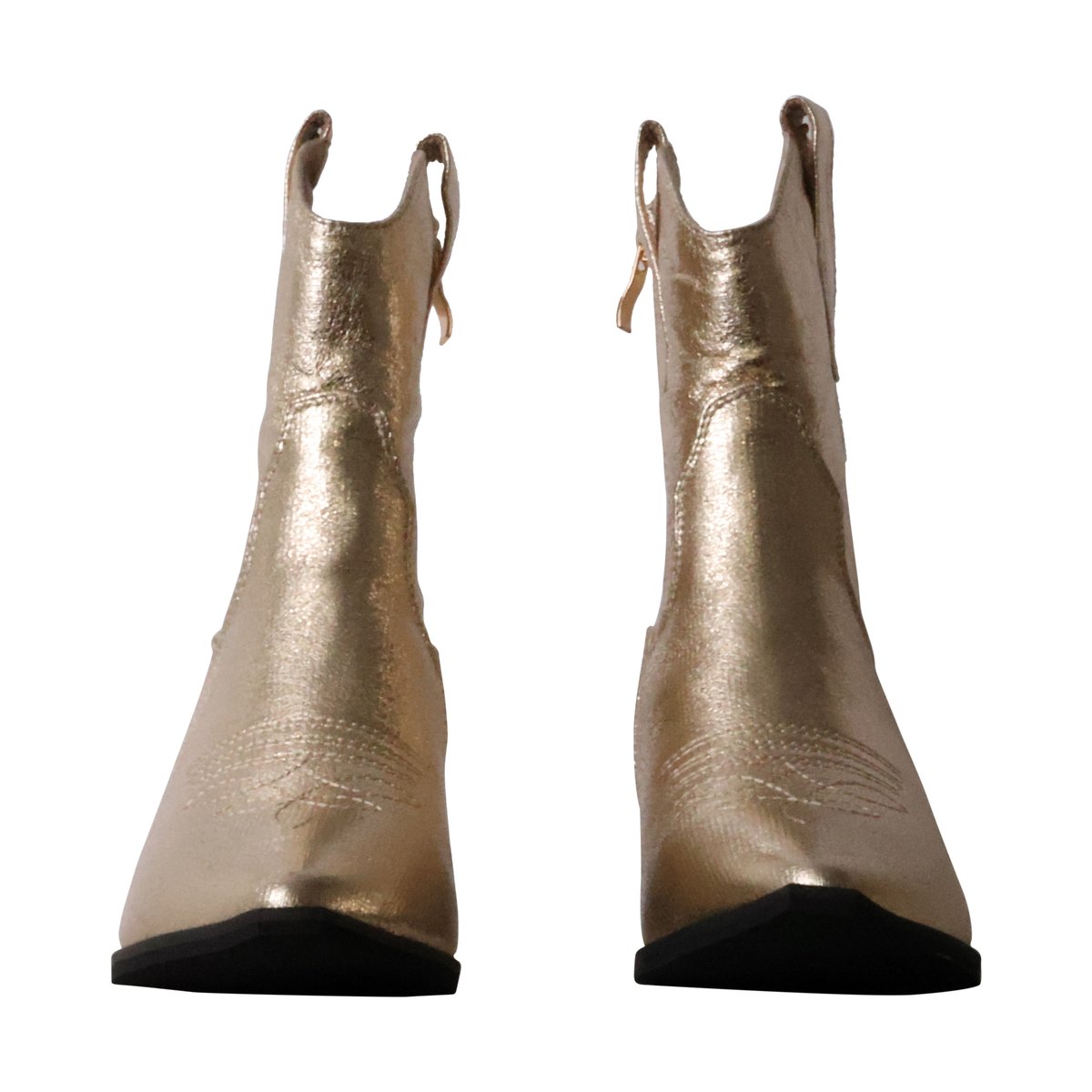 Bottines à Zip or, ENZA NUCCI