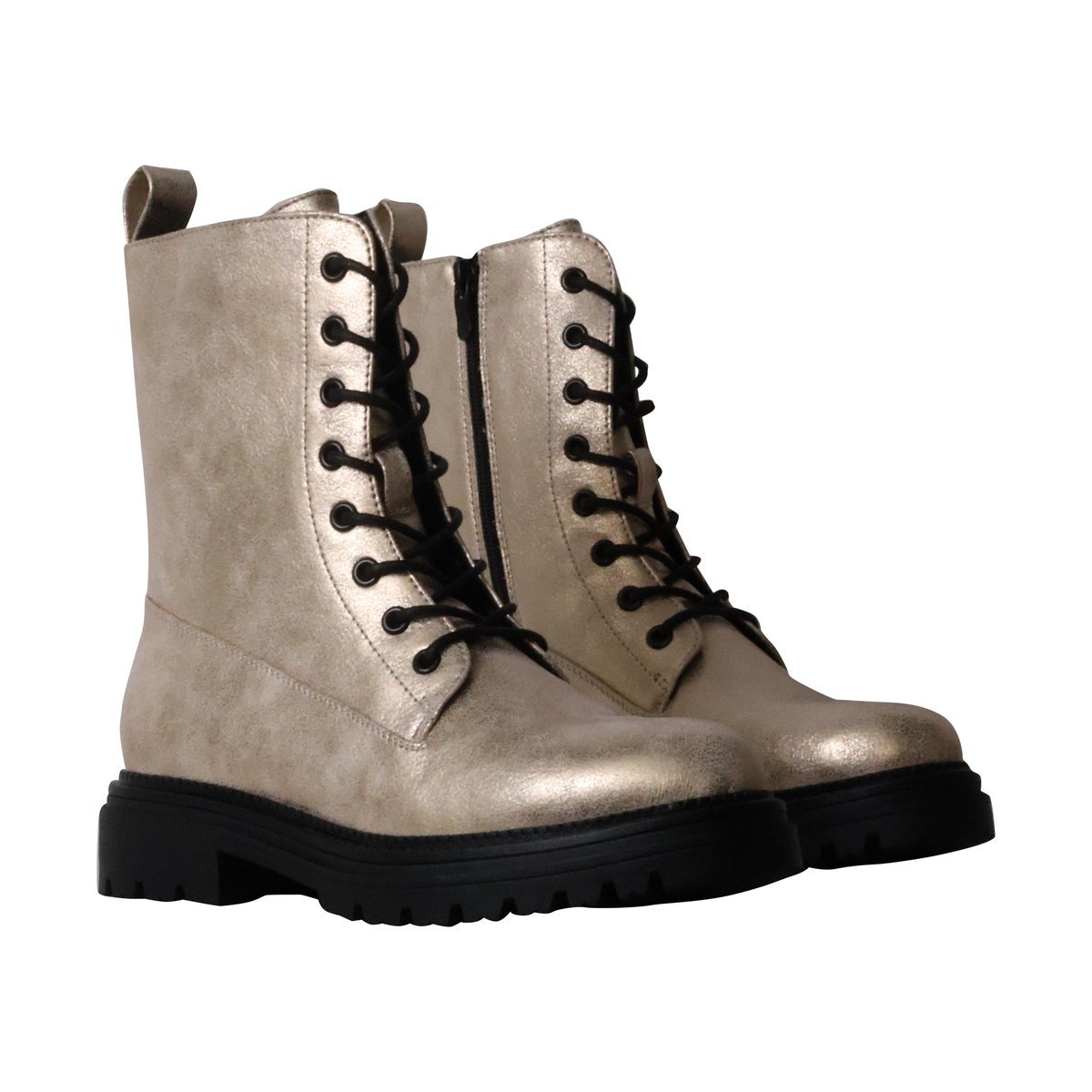 Bottines à Lacets or, ENZA NUCCI