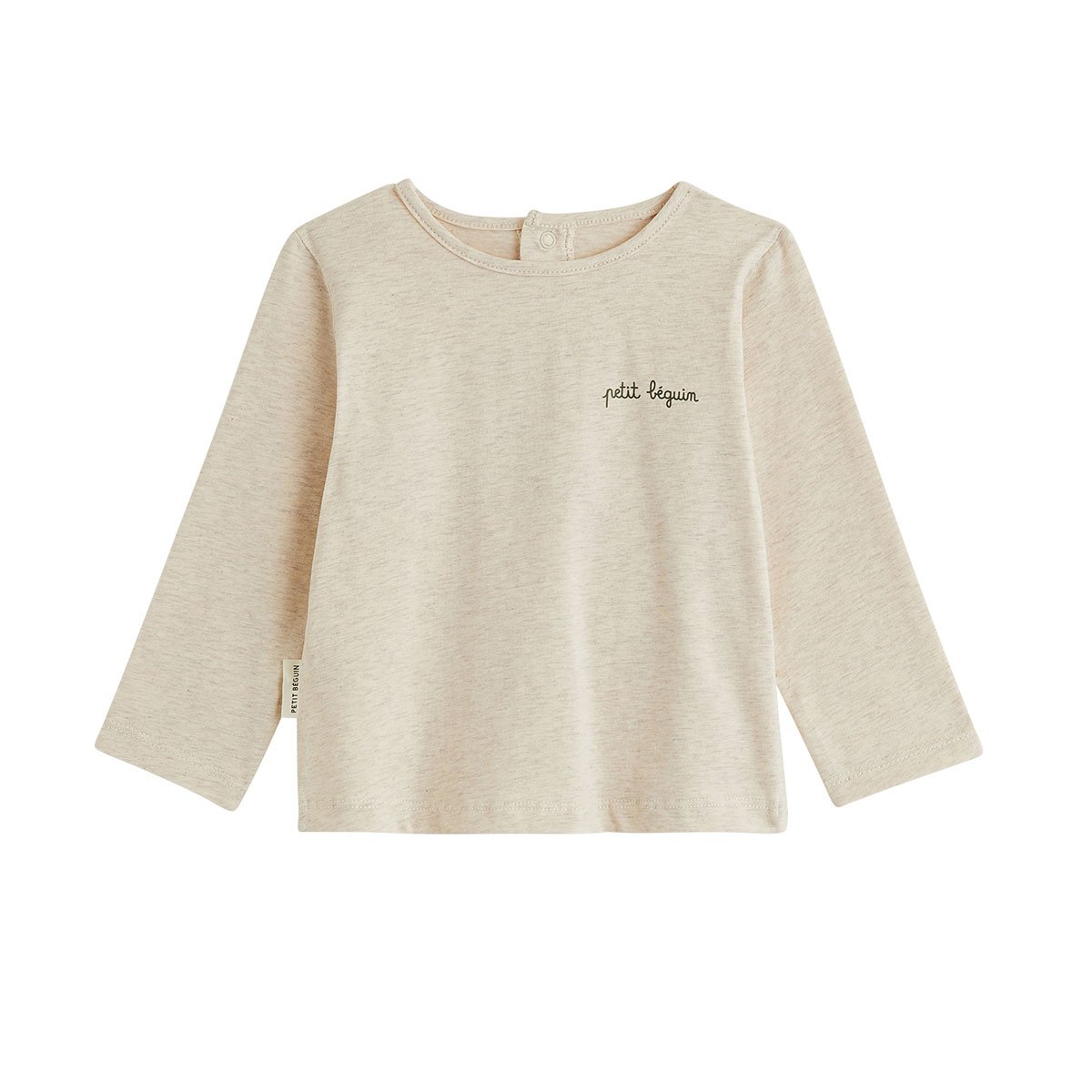 Lot de 3 t-shirts bébé manches longues vert, PETIT BEGUIN