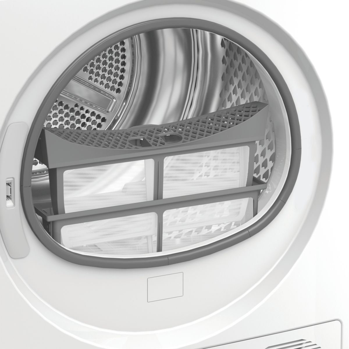 Sèche linge pompe à chaleur CWD104MWBSFRX couleur unique, WHIRLPOOL