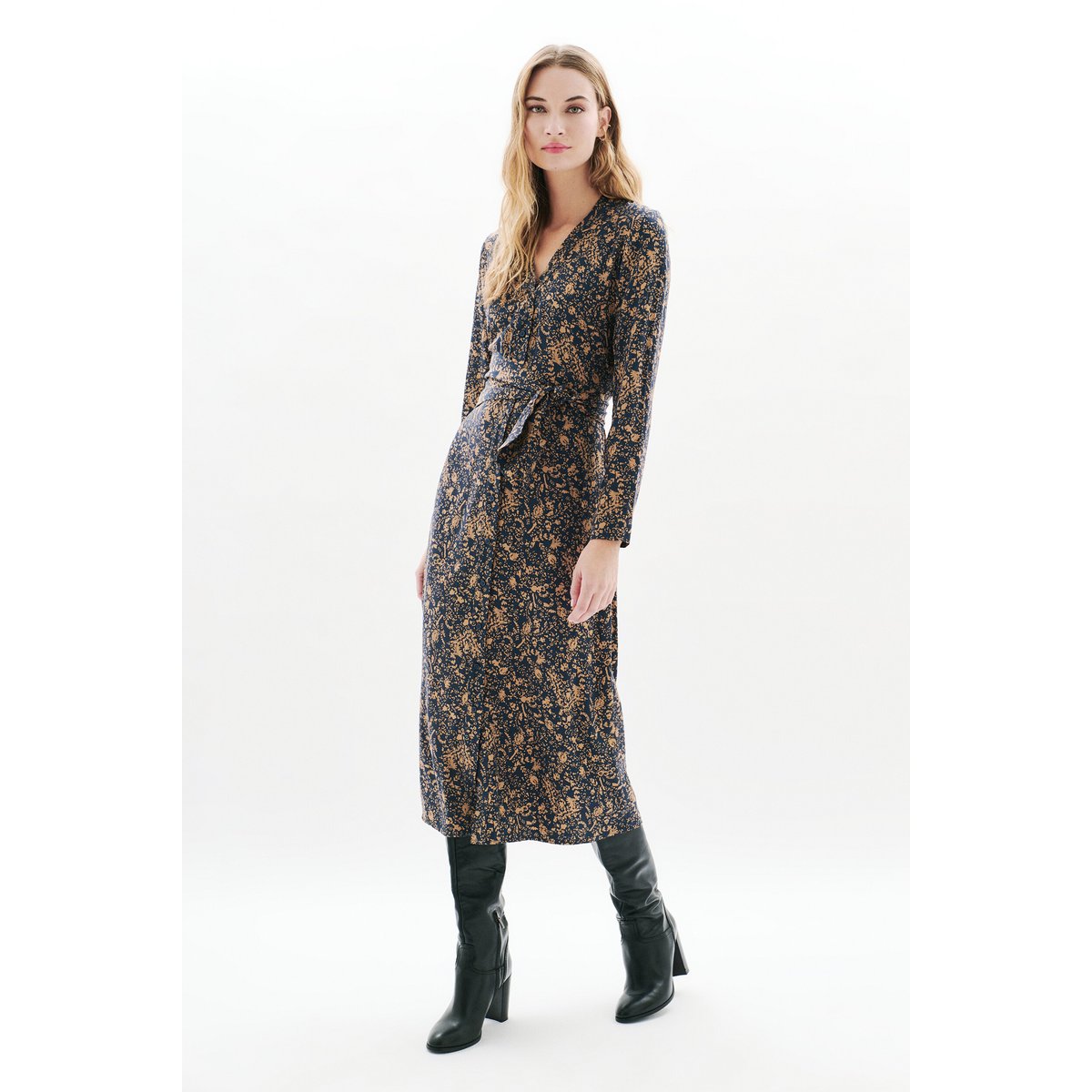 Robe Relise femme noir, CAROLL