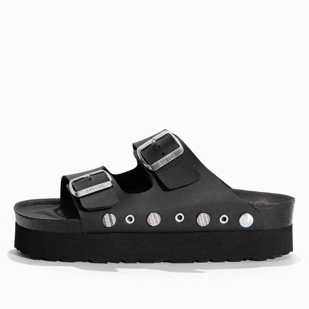 Sandales Vegan JULIA noir, BAYTON