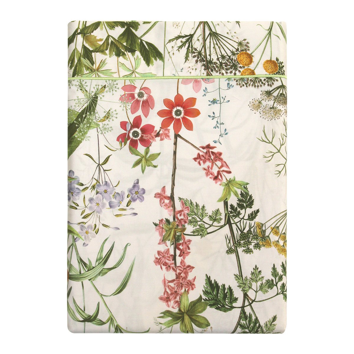 Drap plat satin de coton PRAIRIE LEGERE beige, GARNIER THIEBAUT