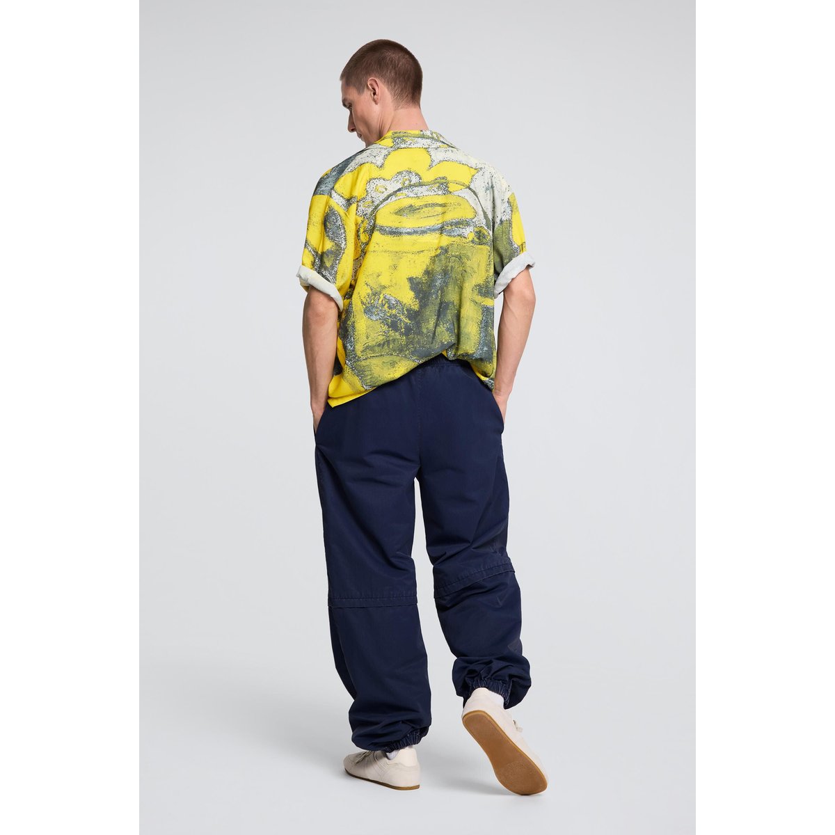 PANTALON LONGUE UNI bleu, DESIGUAL