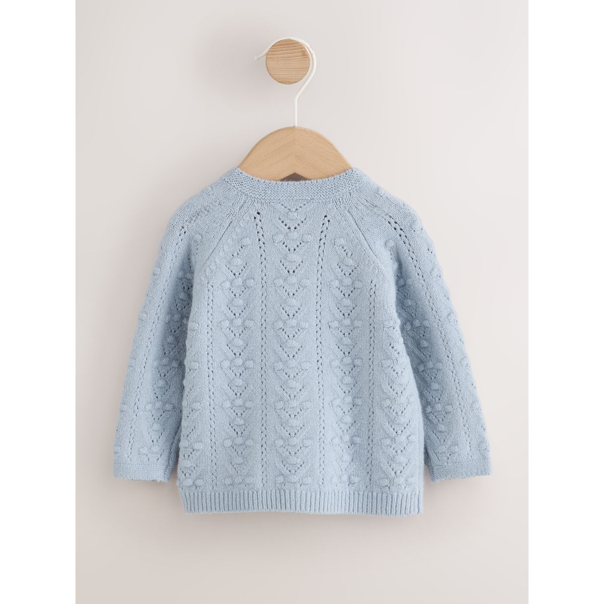 Cardigan bébé en maille douce bleu, NEXT