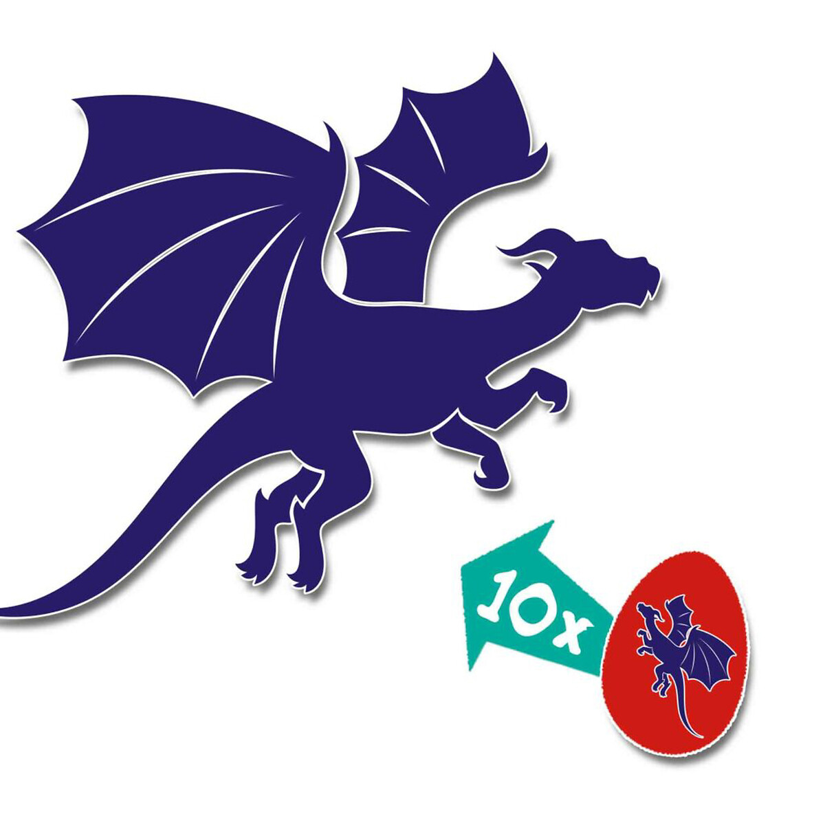 Brinquedo "Hatching Dragon ovo surpresa", SES multicolor, SES