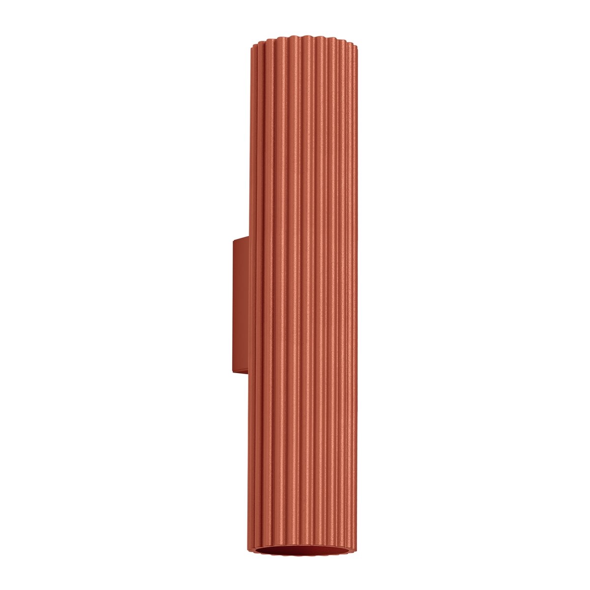 Applique Aluminium Ocre Rouge GU10 2 Karbon 30 rouge, EDEN