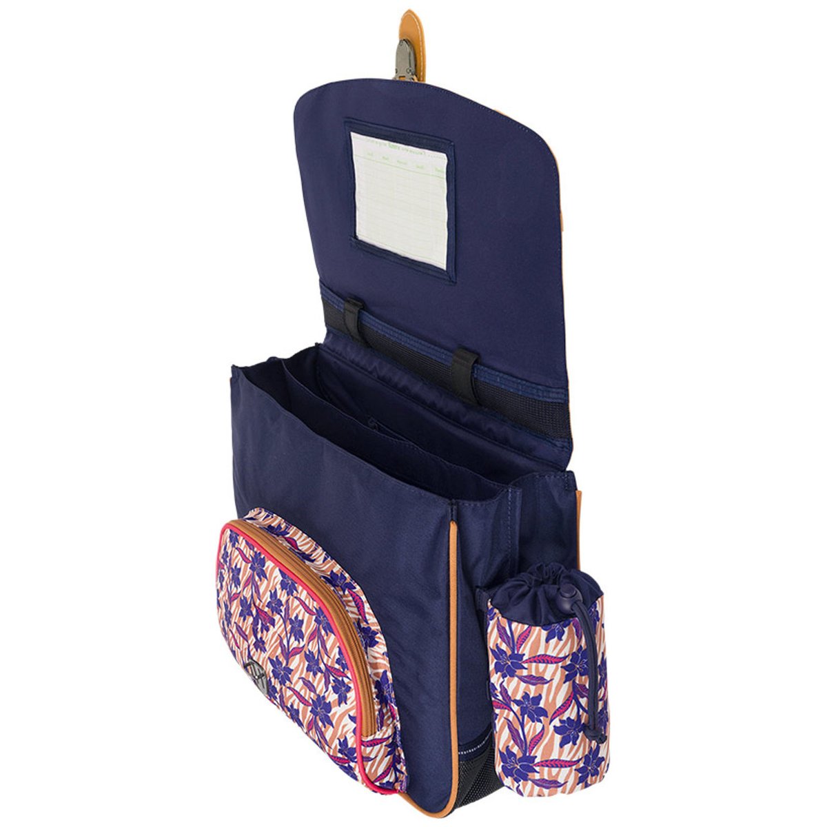 Cartable violet, rose, orange, TANN'S