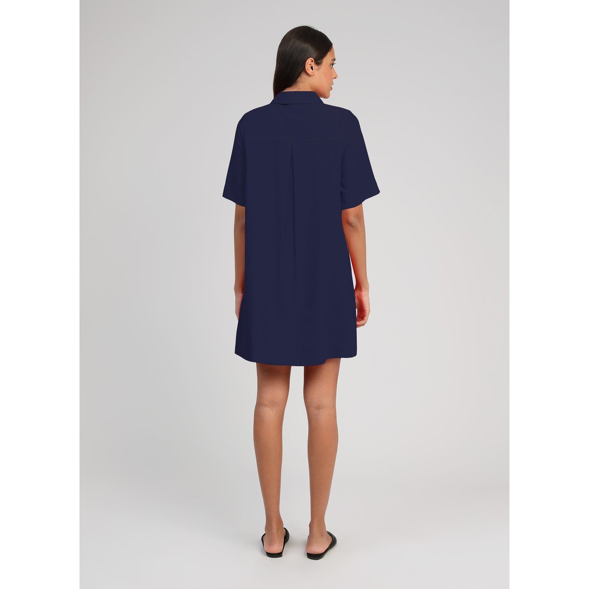 Robe Courte MAPAULA marine, AN'GE