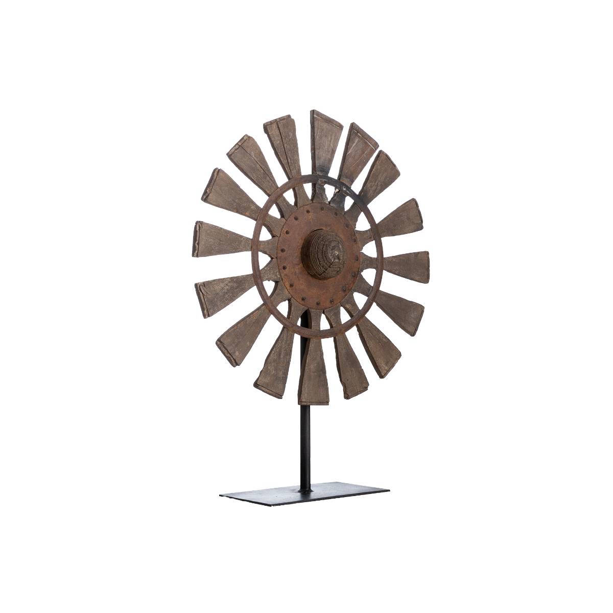 Sculpture en bois massif GEORGIA marron, MADE IN MEUBLES