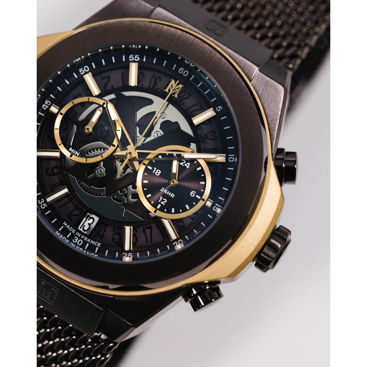 Montre Analogique  ORIGINE brun brun brun, MONTIGNAC