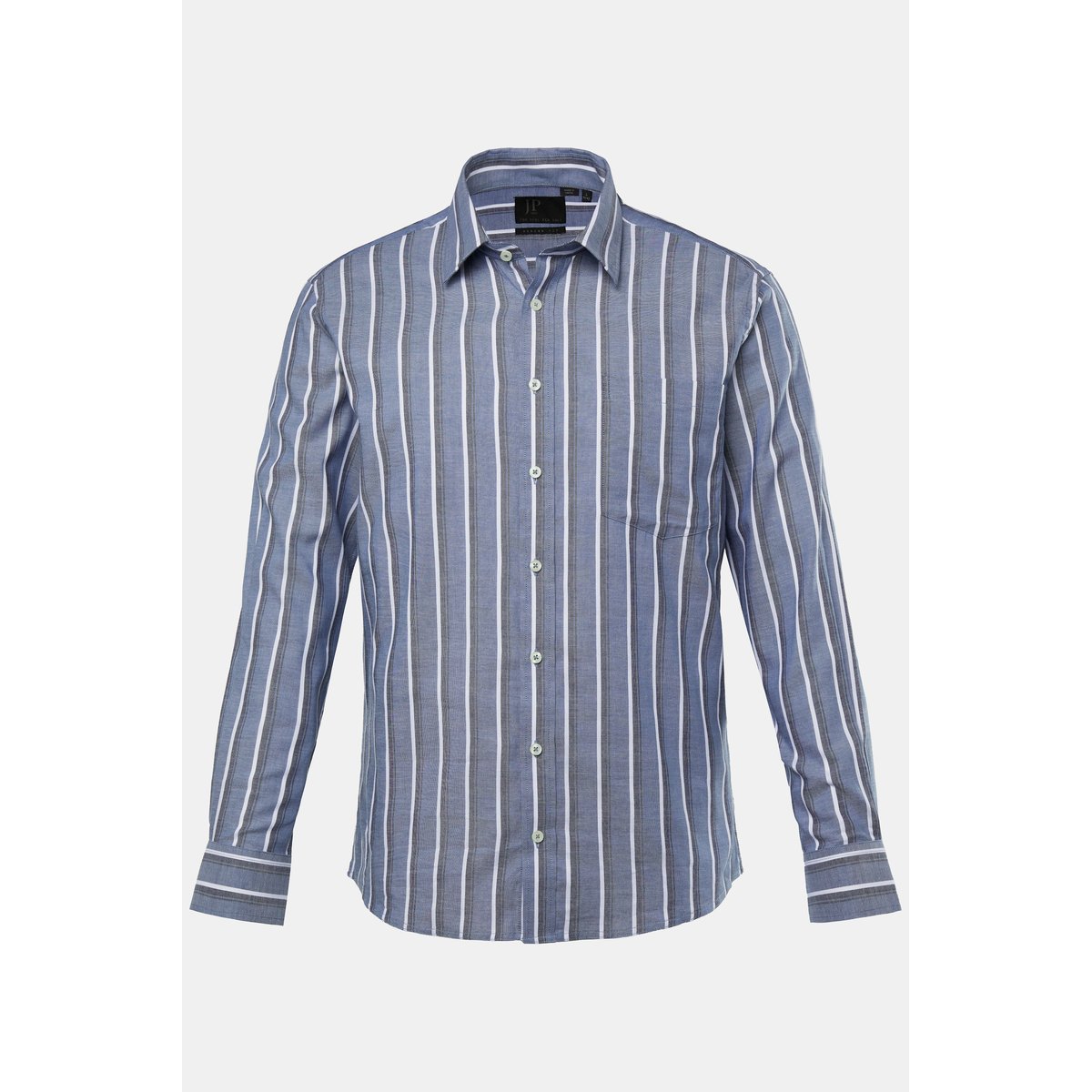 Chemise à rayures gris bleu, JP1880