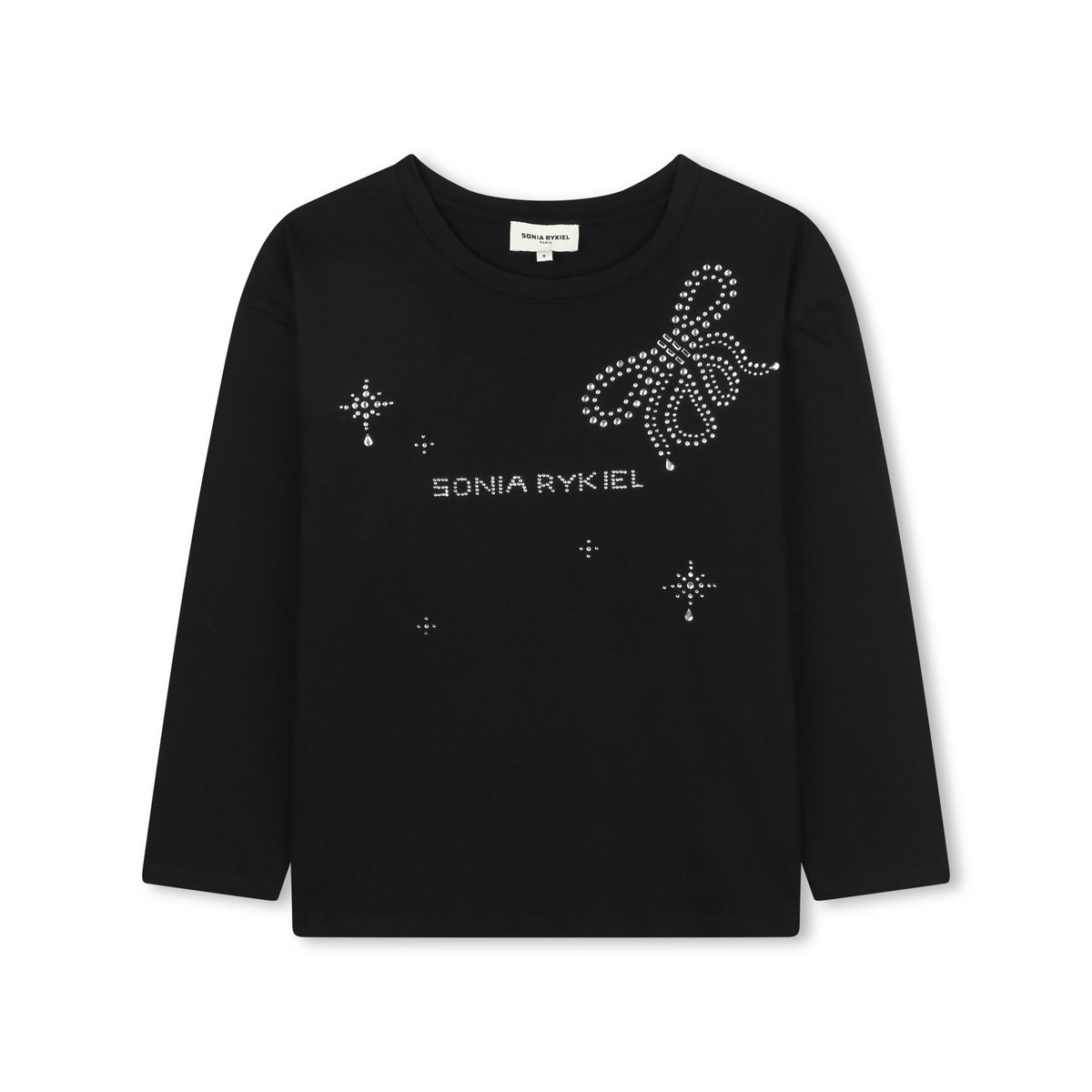 Tee shirt à manches longues black, SONIA RYKIEL ENFANT