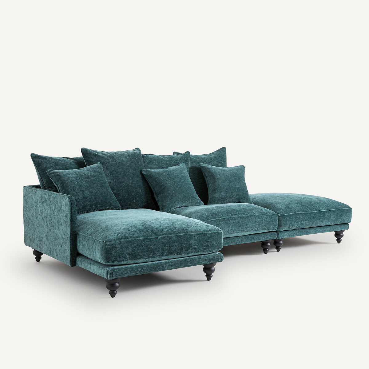 Longchair gerecycled polyester, Lazare petrol, AM.PM