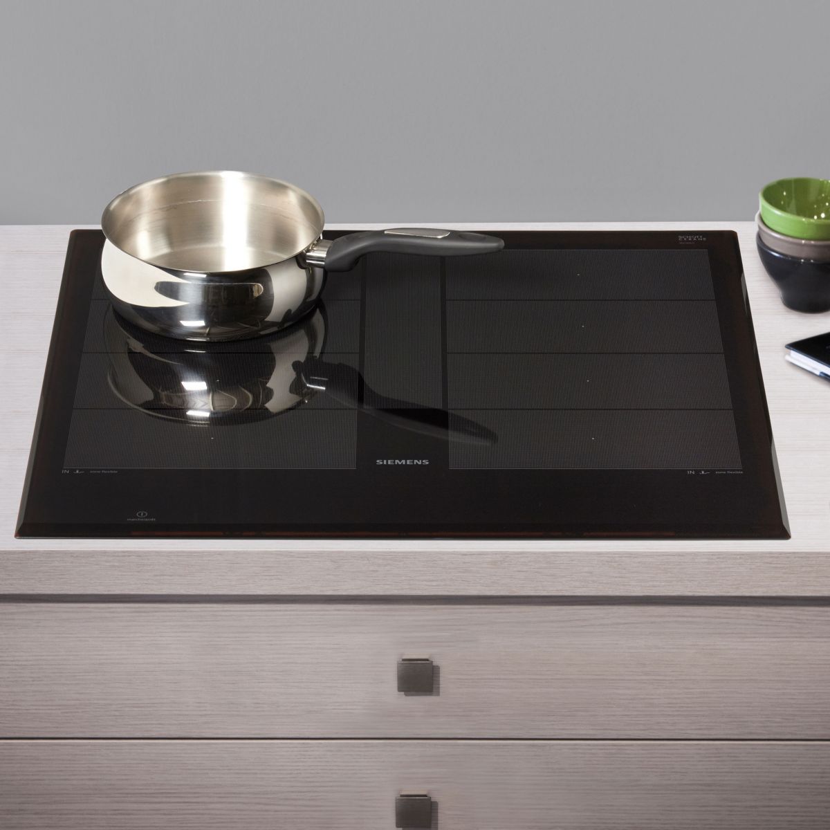 Plaque induction EX651LYC1F IQ700 FlexInduction Plus noir, SIEMENS