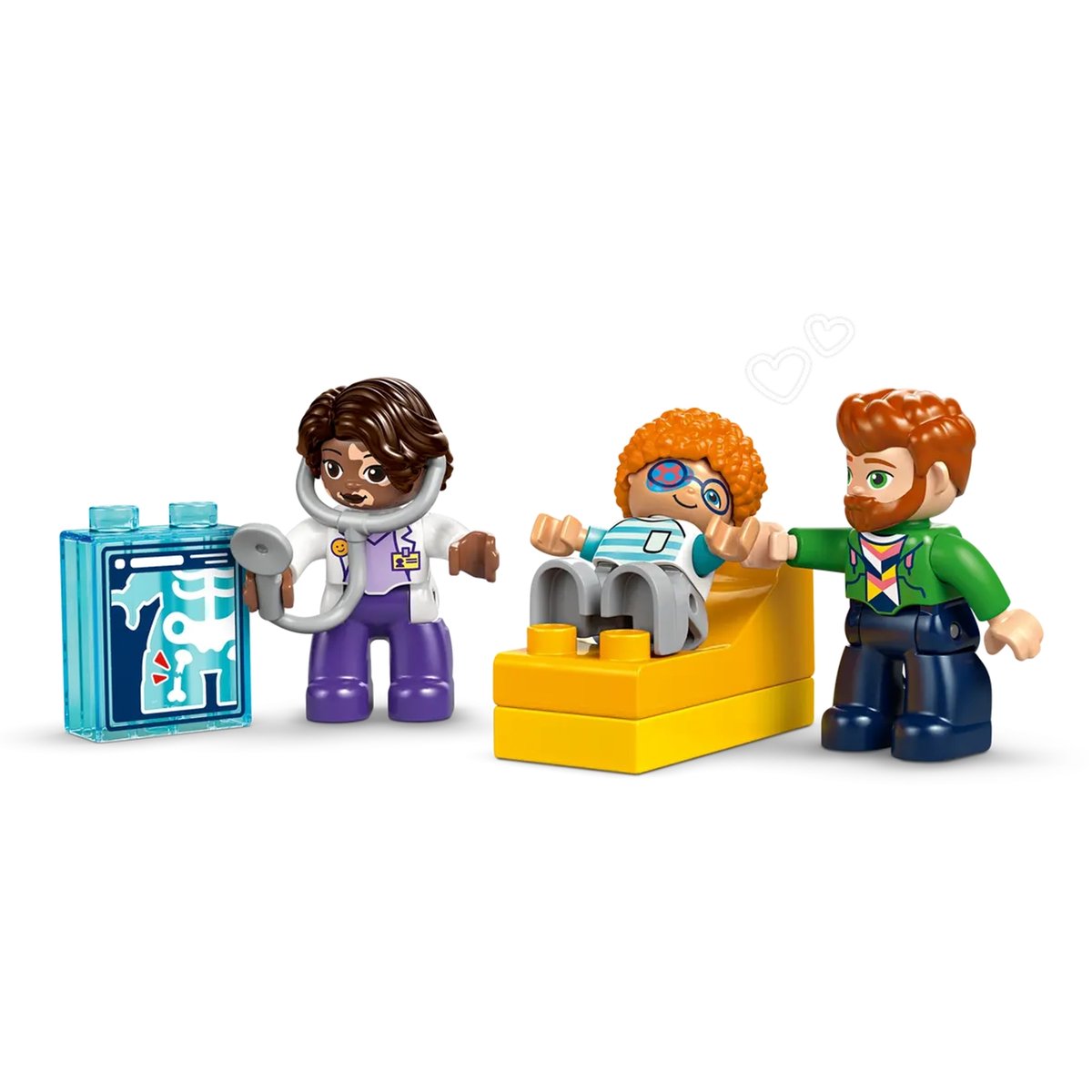 LEGO DUPLO - Set de jeu Première visite chez le médecin - 10449 multicolore, LEGO