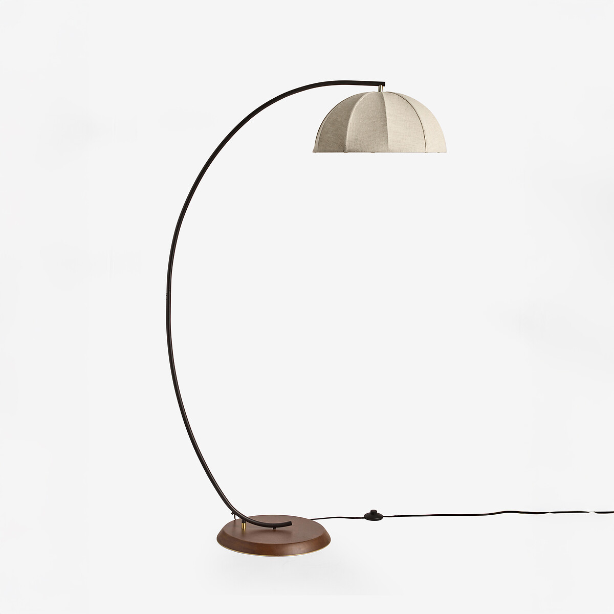 MADE.COM Benny Arching Floor Lamp cream, MADE