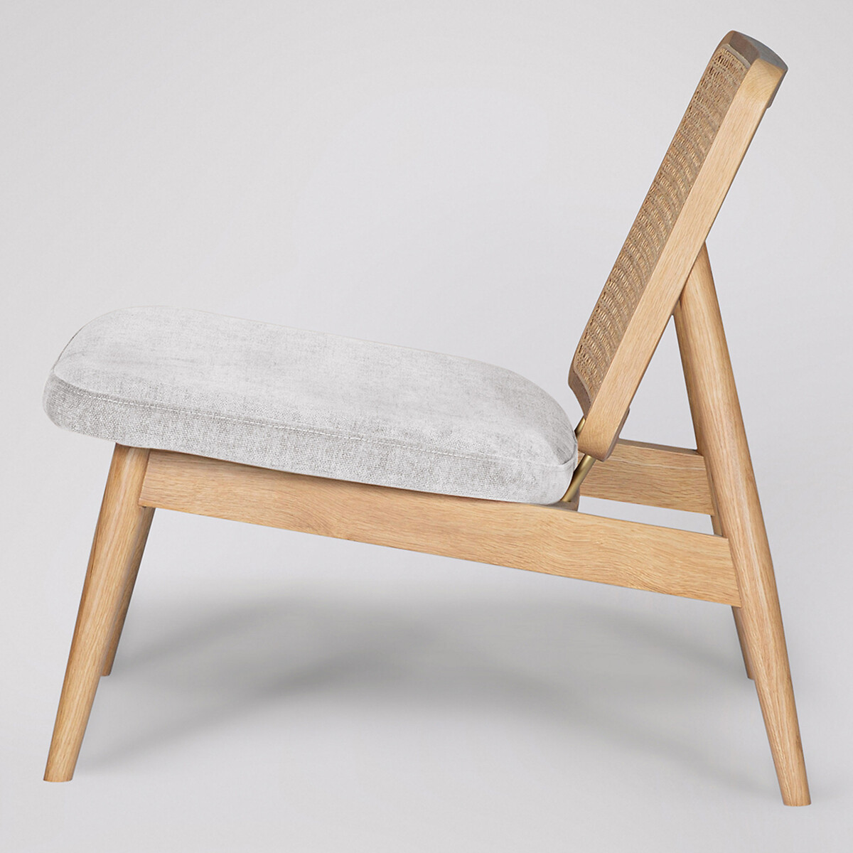Linton Fabric Armchair white, SWOON