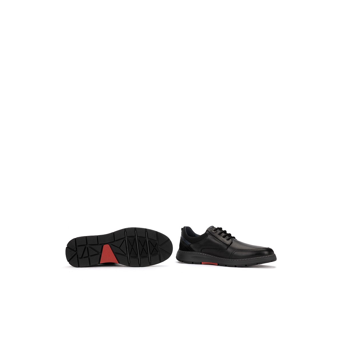 Chaussures à lacets cuir Alcala black, PIKOLINOS