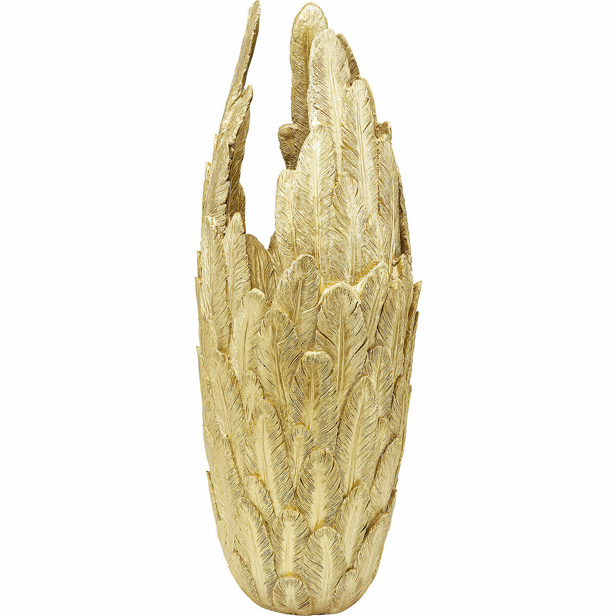 Vase Feathers Gold 91 goldfarben, KARE DESIGN
