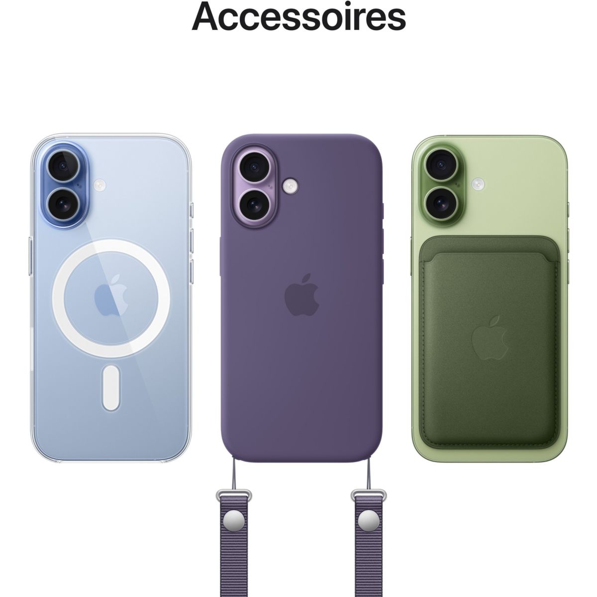 Smartphone iPhone 17 5G 512Go Noir couleur unique, APPLE