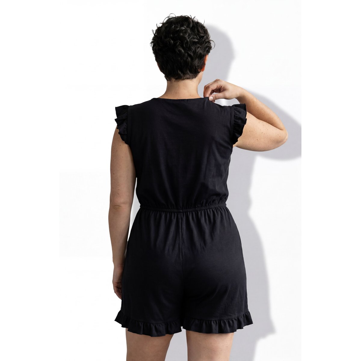 Robe de bain avec short noir, ULLA POPKEN