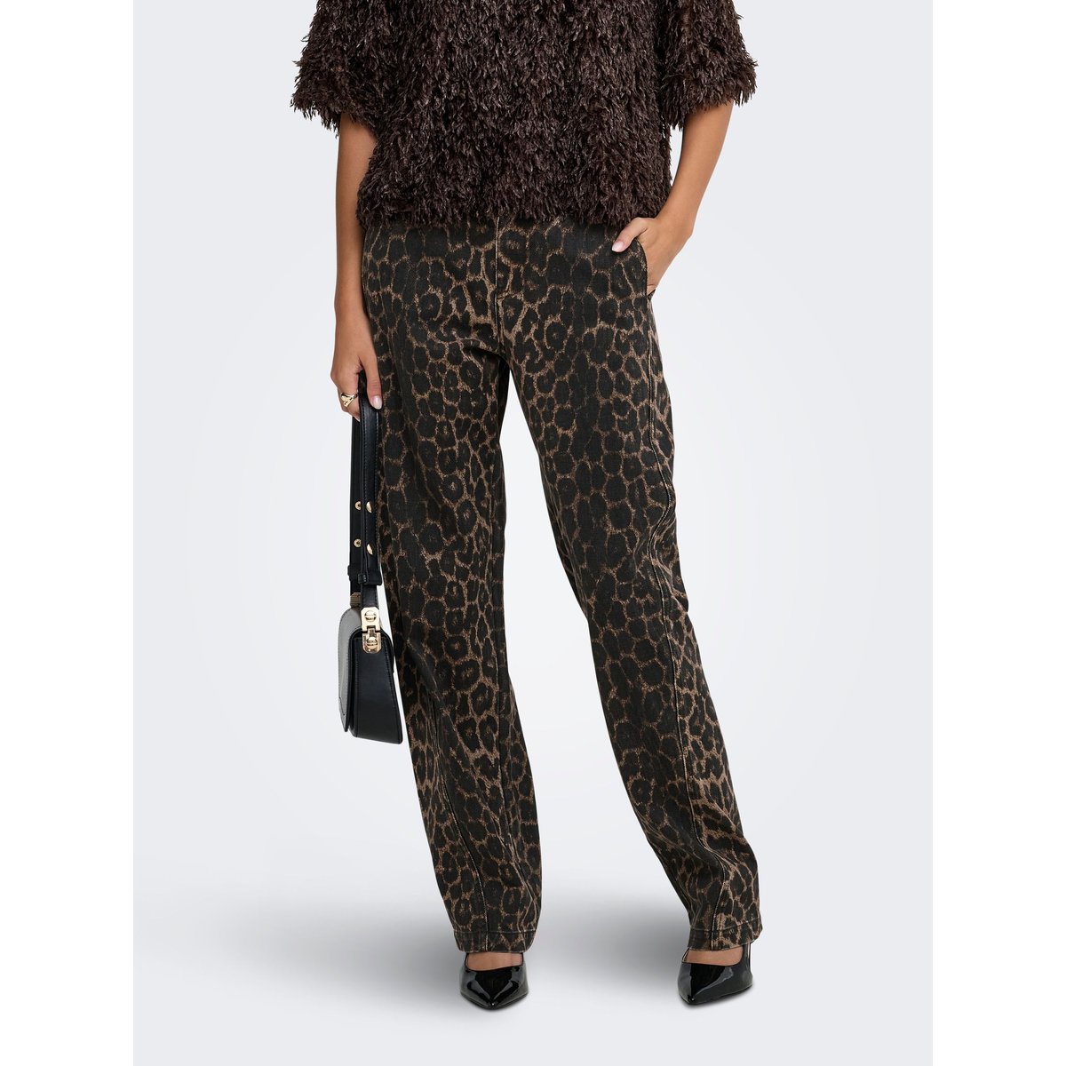 Pantalon marron - fossil 1, JDY