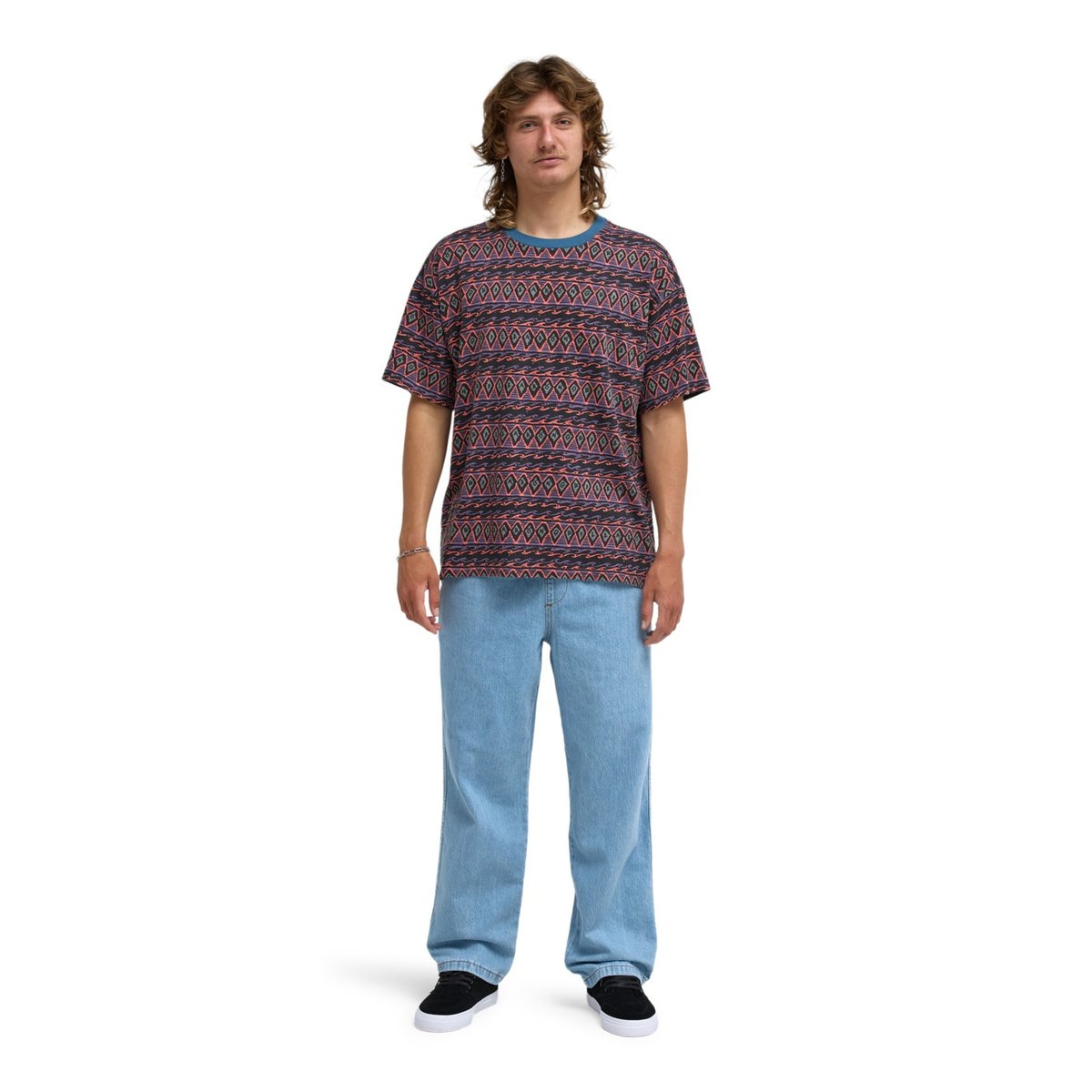 Pantalon en jean élastique avec cordon de serrage LARRY DENIM bleu bleach wash, BILLABONG