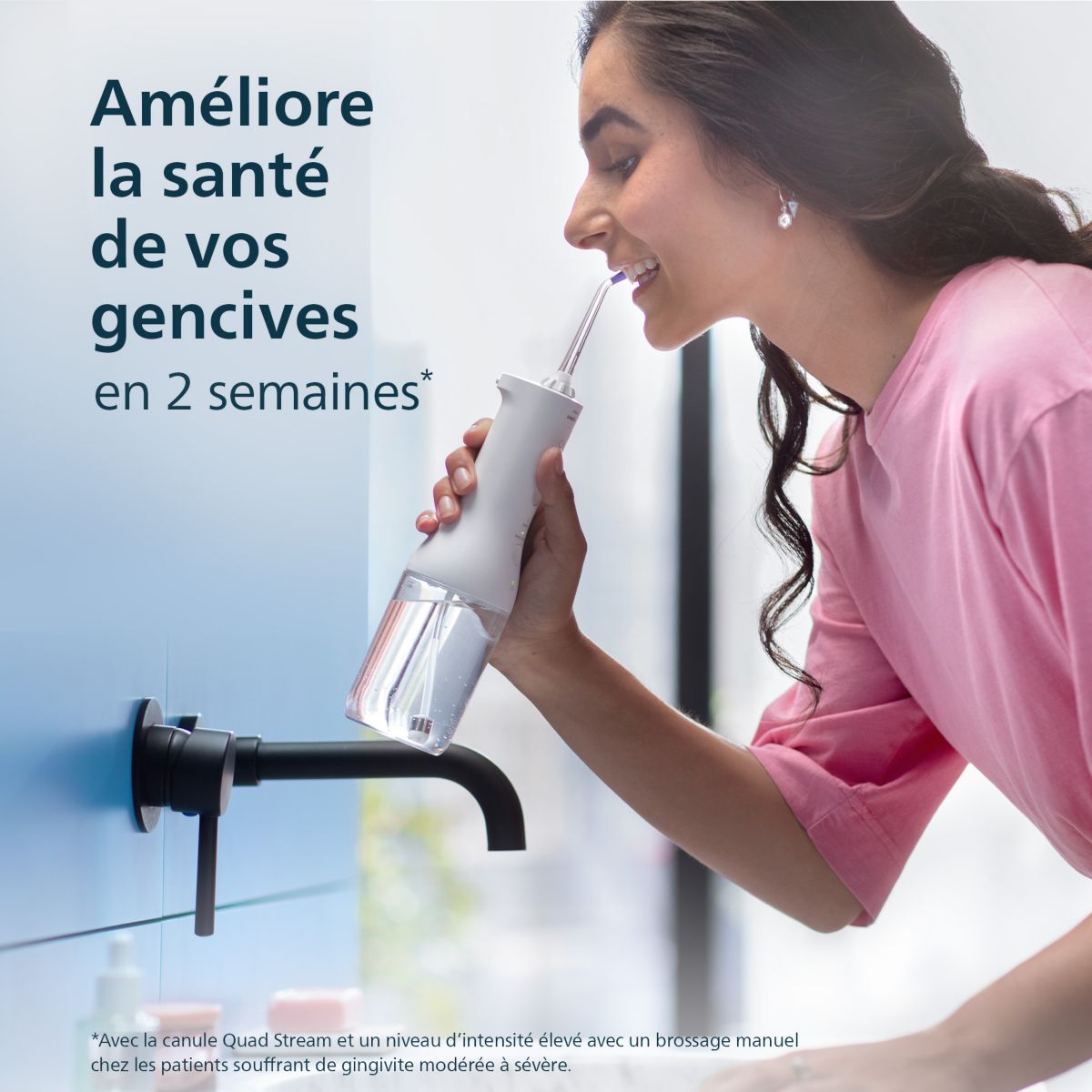 Hydropulseur Sonicare Powerflosser 3000 HX3826/31 sans fil couleur unique, PHILIPS