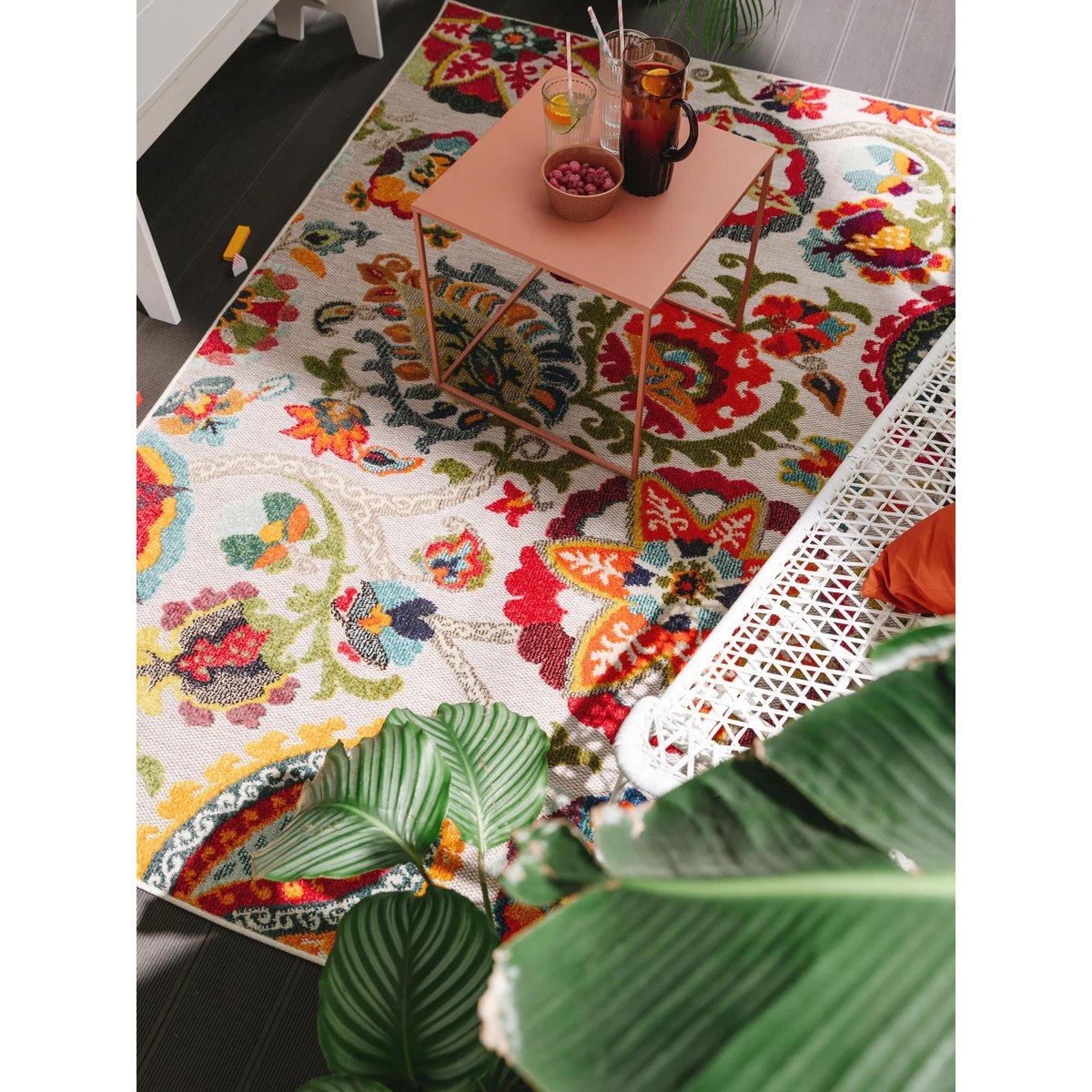 Tapis d'extérieur & intérieur NOELIA multicouleur, BENUTA 