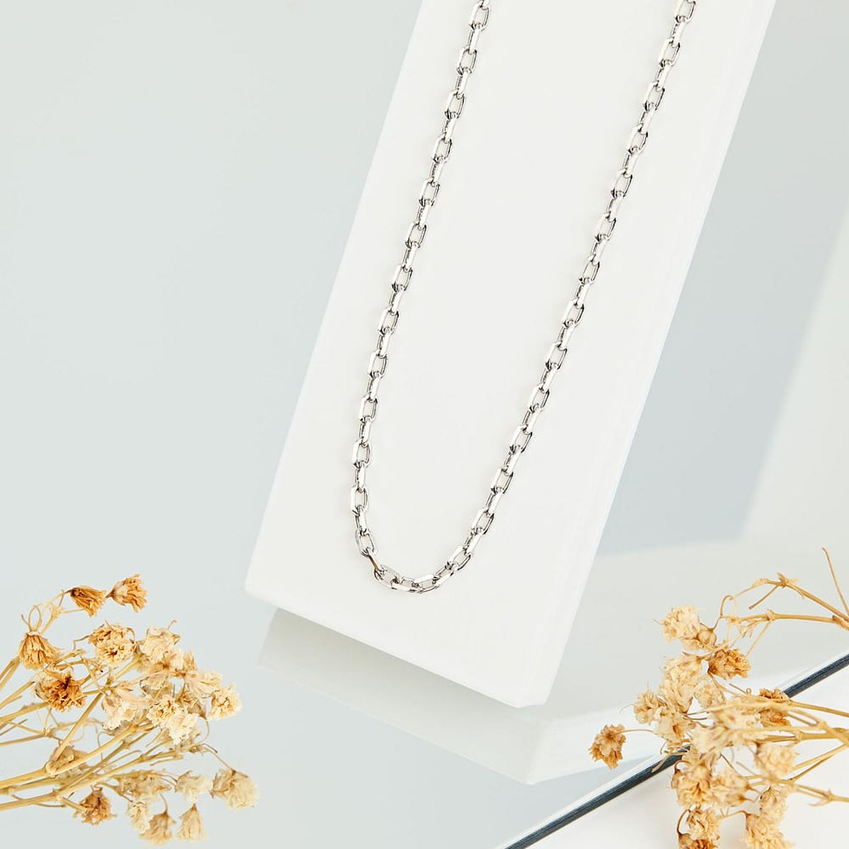 Chaîne CLEOR en Argent 925/1000 Blanc argent, CLEOR