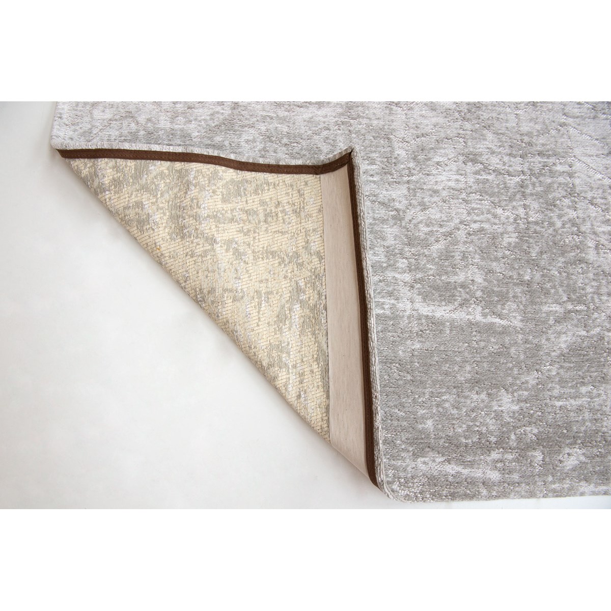 Tapis salon et chambre tissé plat GRIFF - Louis de Poortere blanc, NOVATREND