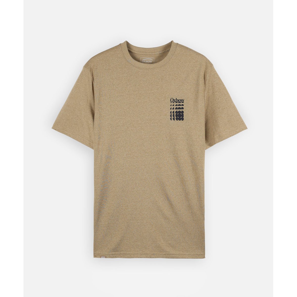 Tee-shirt manches courtes COLLAGE light brown, OXBOW