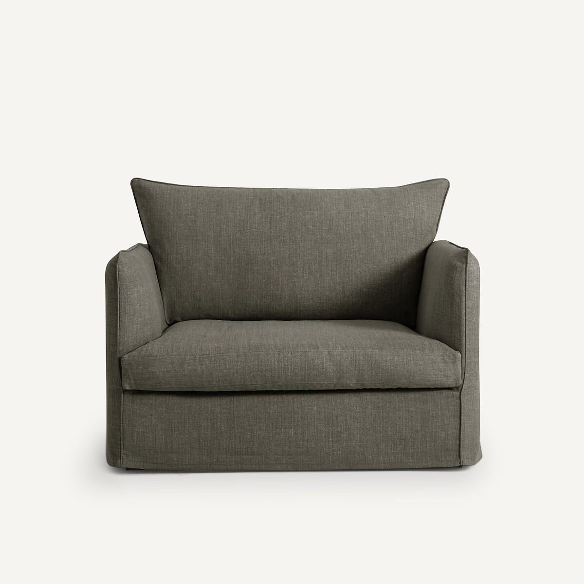 Fauteuil XL coton/lin, Néo Chiquito ecorce, AM.PM