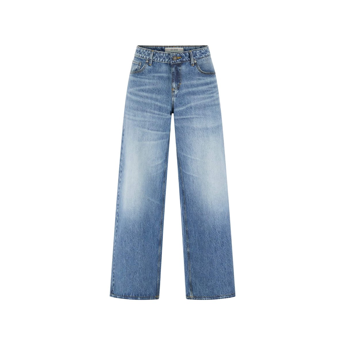 Jean Baggy Taille Basse bleu, GUESS