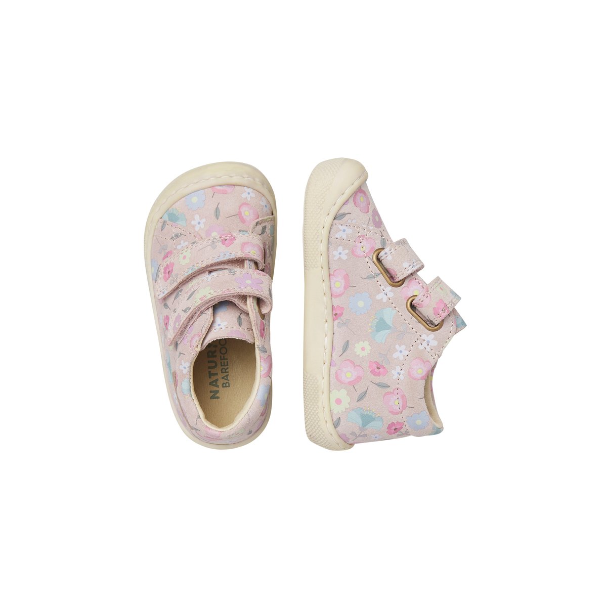 Chaussures barefoot en daim BAREFOOT AMUR VL rose poudré-, NATURINO