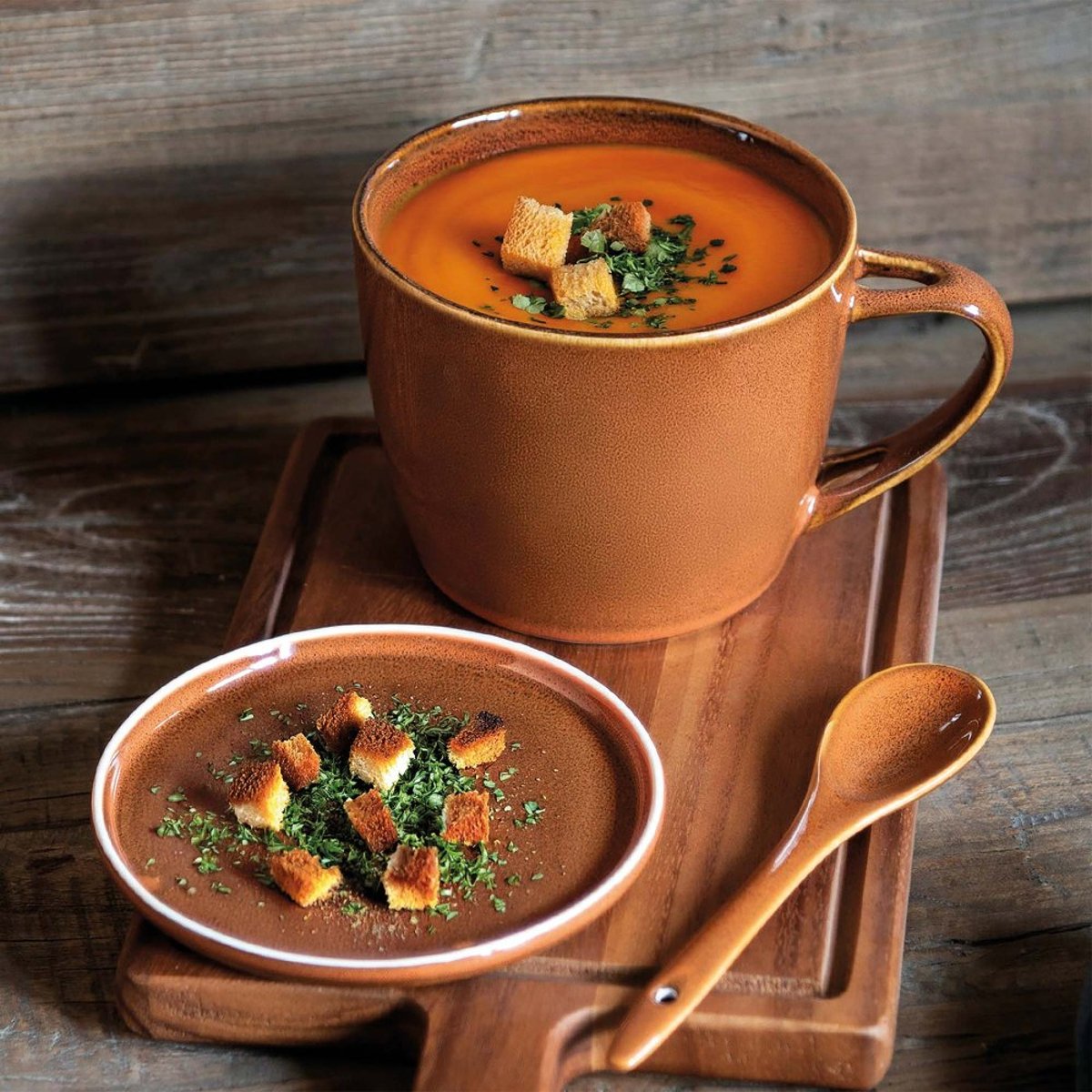 Bol à soupe Elyas miel 75 cl - ELYAS marron, TABLE PASSION