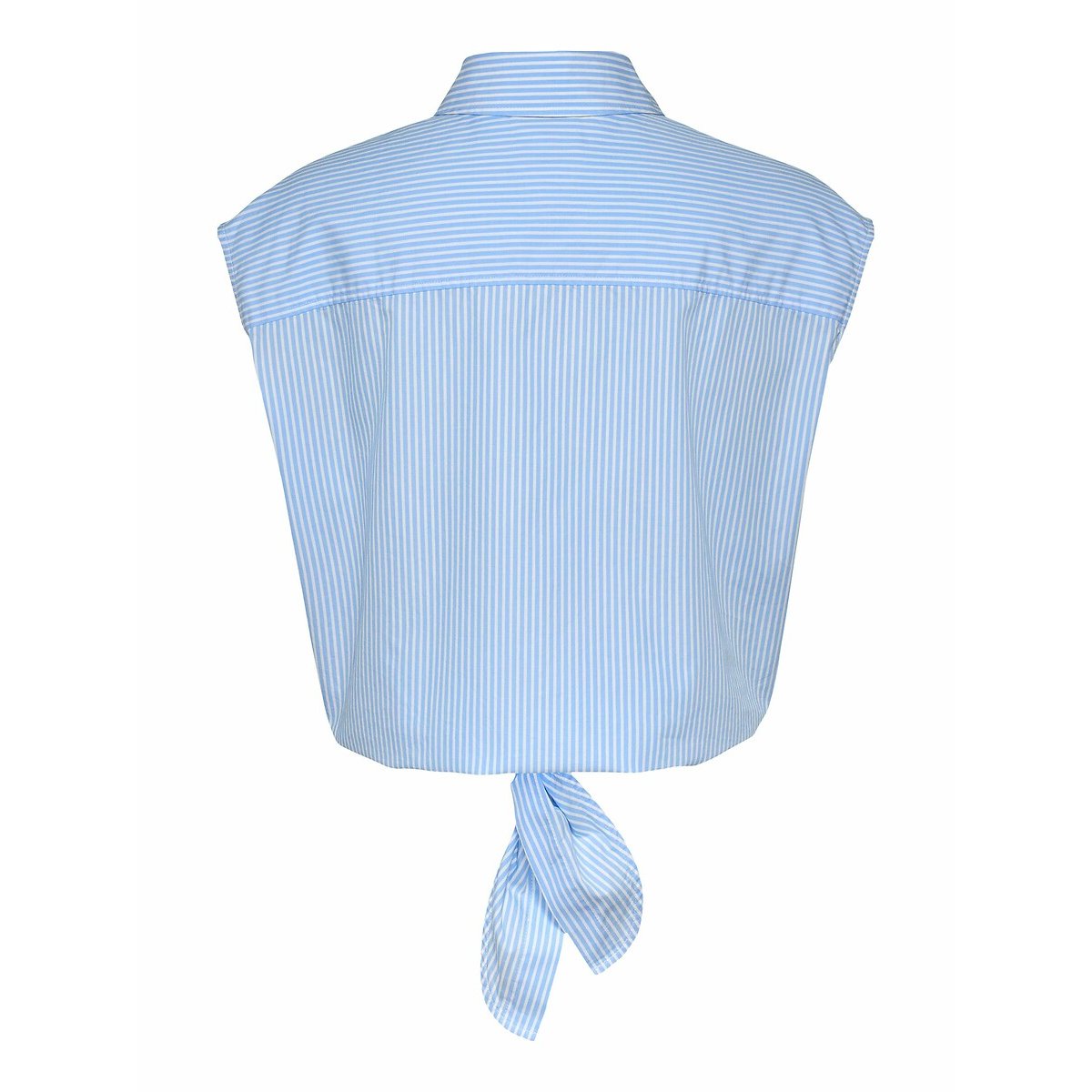 Chemisier crop sans manches bleu clair, TOMMY JEANS