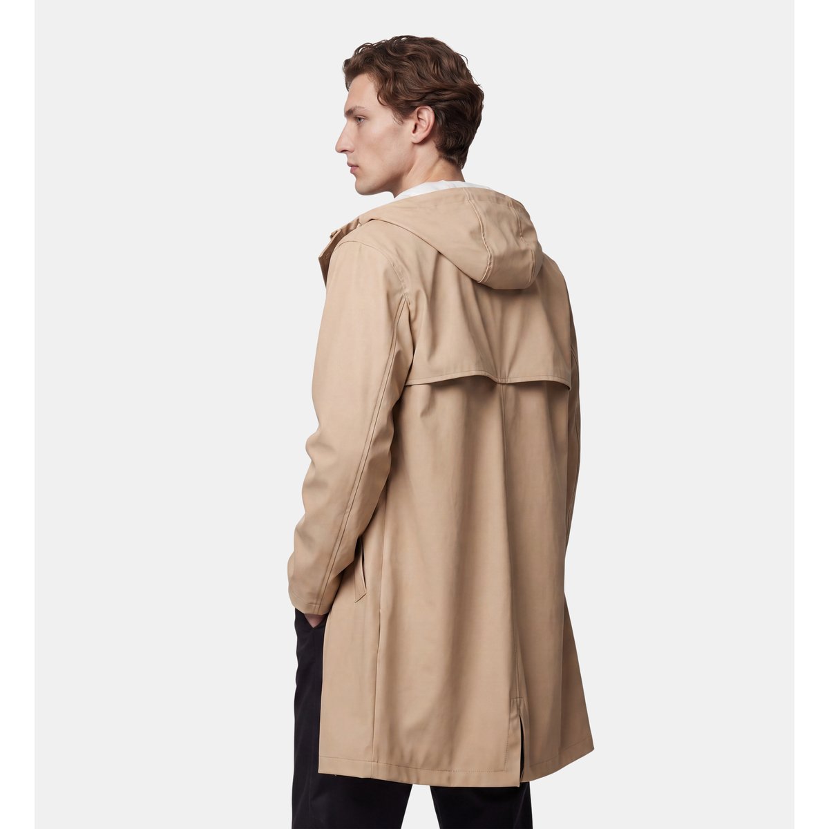 Parka nainy mi-longue beige, GALERIES LAFAYETTE