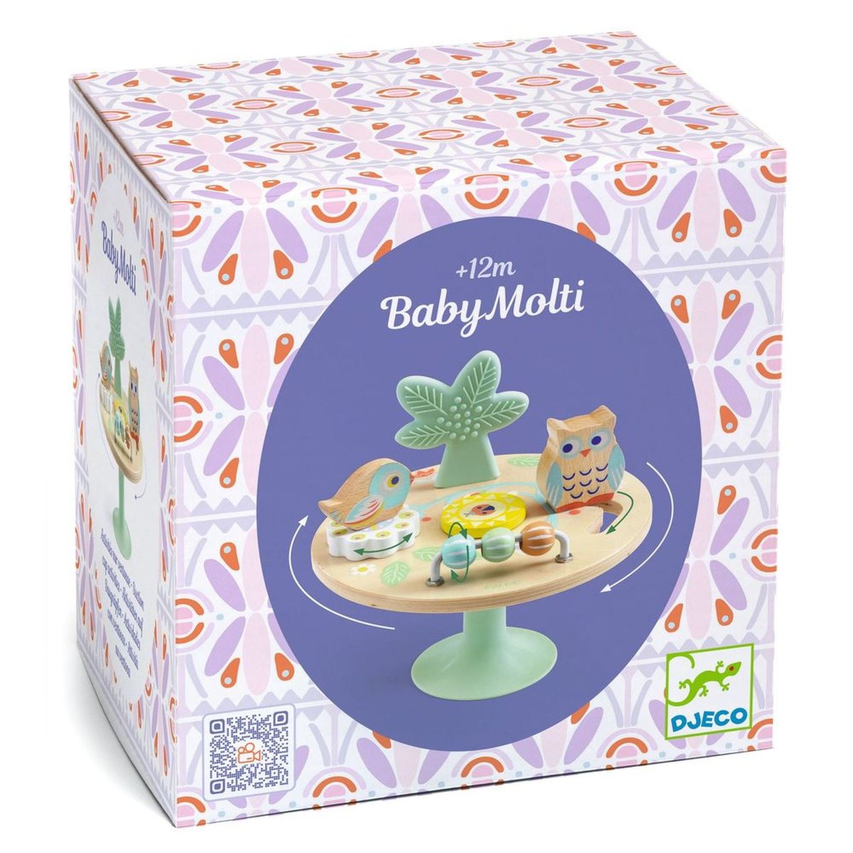 Petite table d'activités BabyMolti couleur unique, DJECO